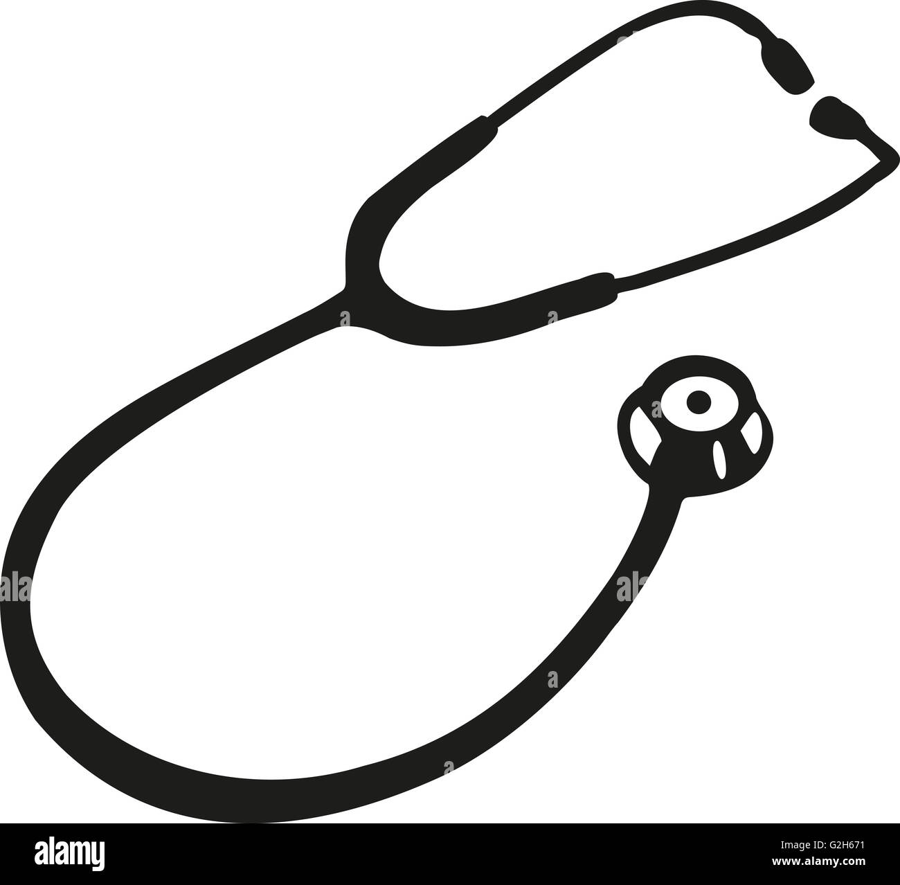 Doctor stethoscope equipment pictogram hires stock photography and