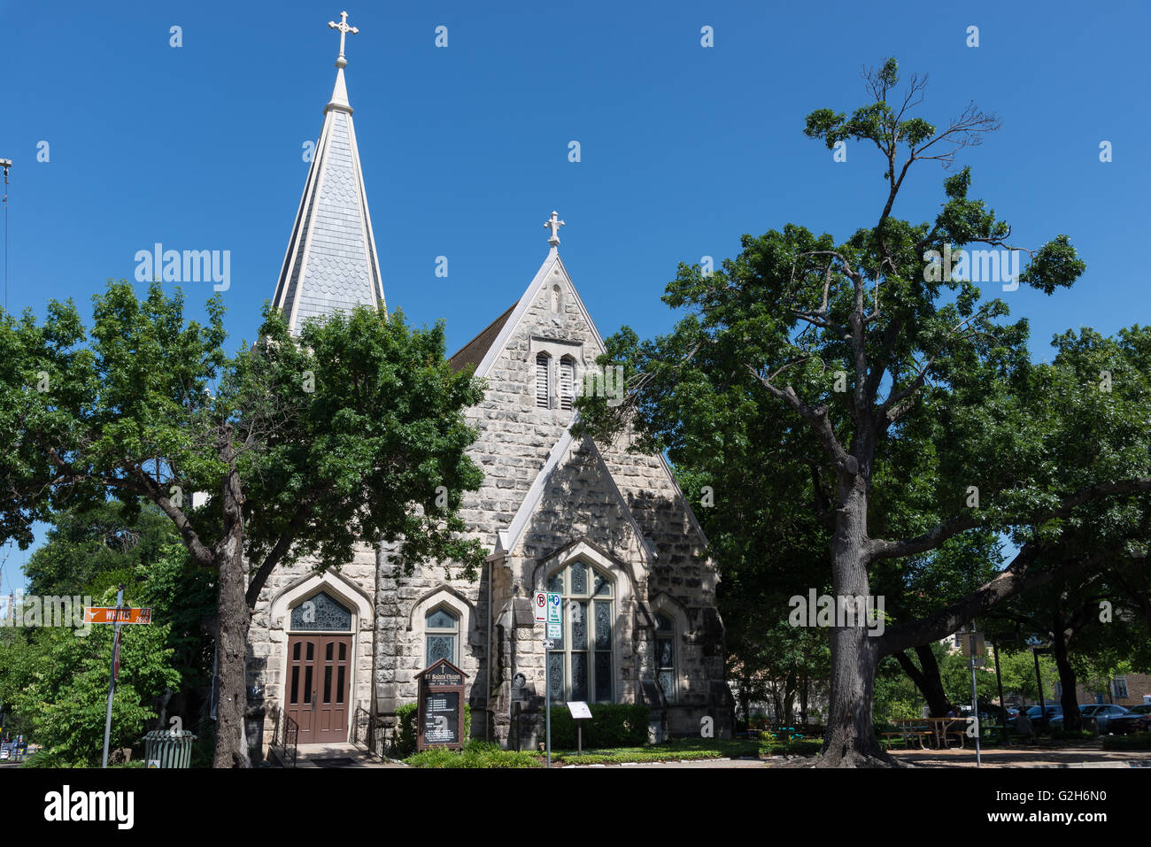 A small chapel in the woods at Austin, Texas, USA Stock Photo Alamy
