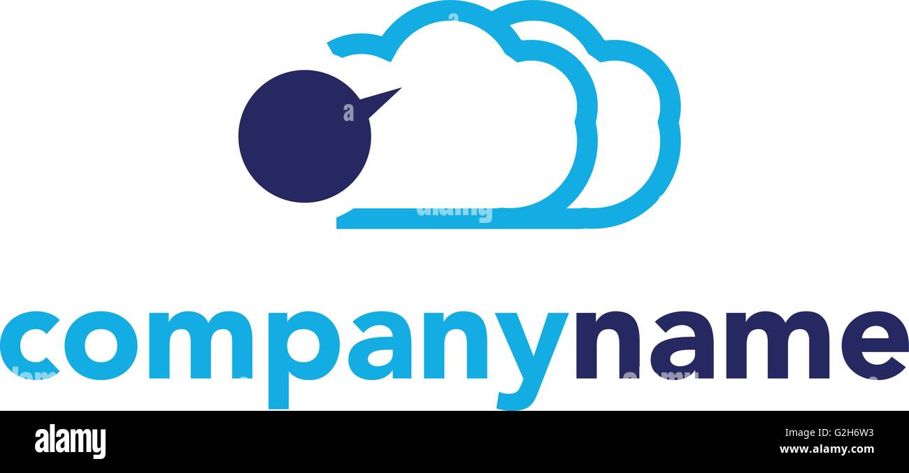 cloud technology logo vector template design Stock Vector Image & Art ...