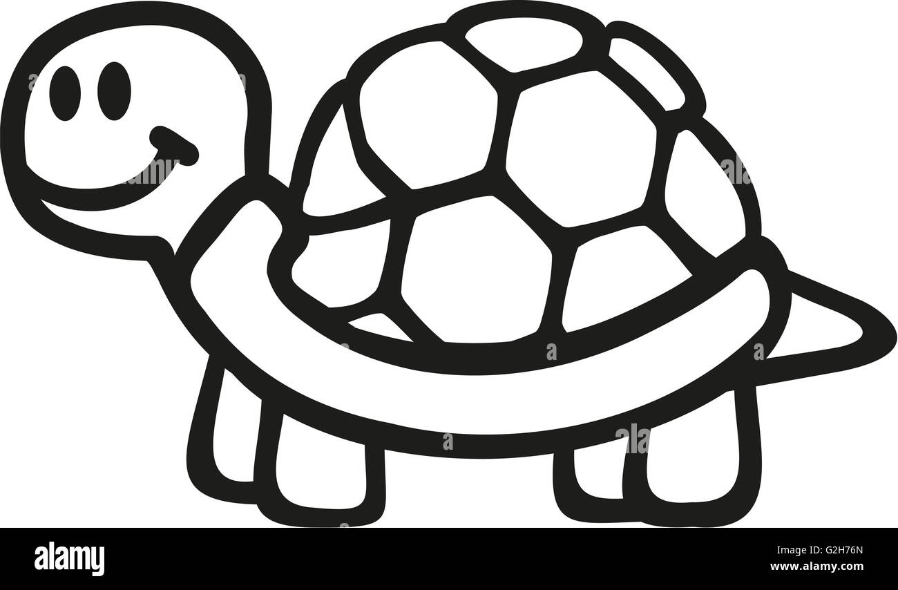 Tortoise Icon Outline Illustration Tortoise Stock Photos