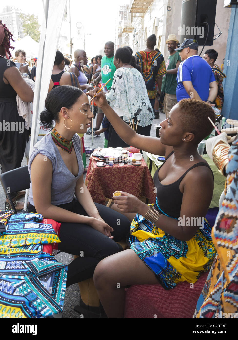 Dance Africa Festival outside The Brooklyn Academy of Music in Brooklyn