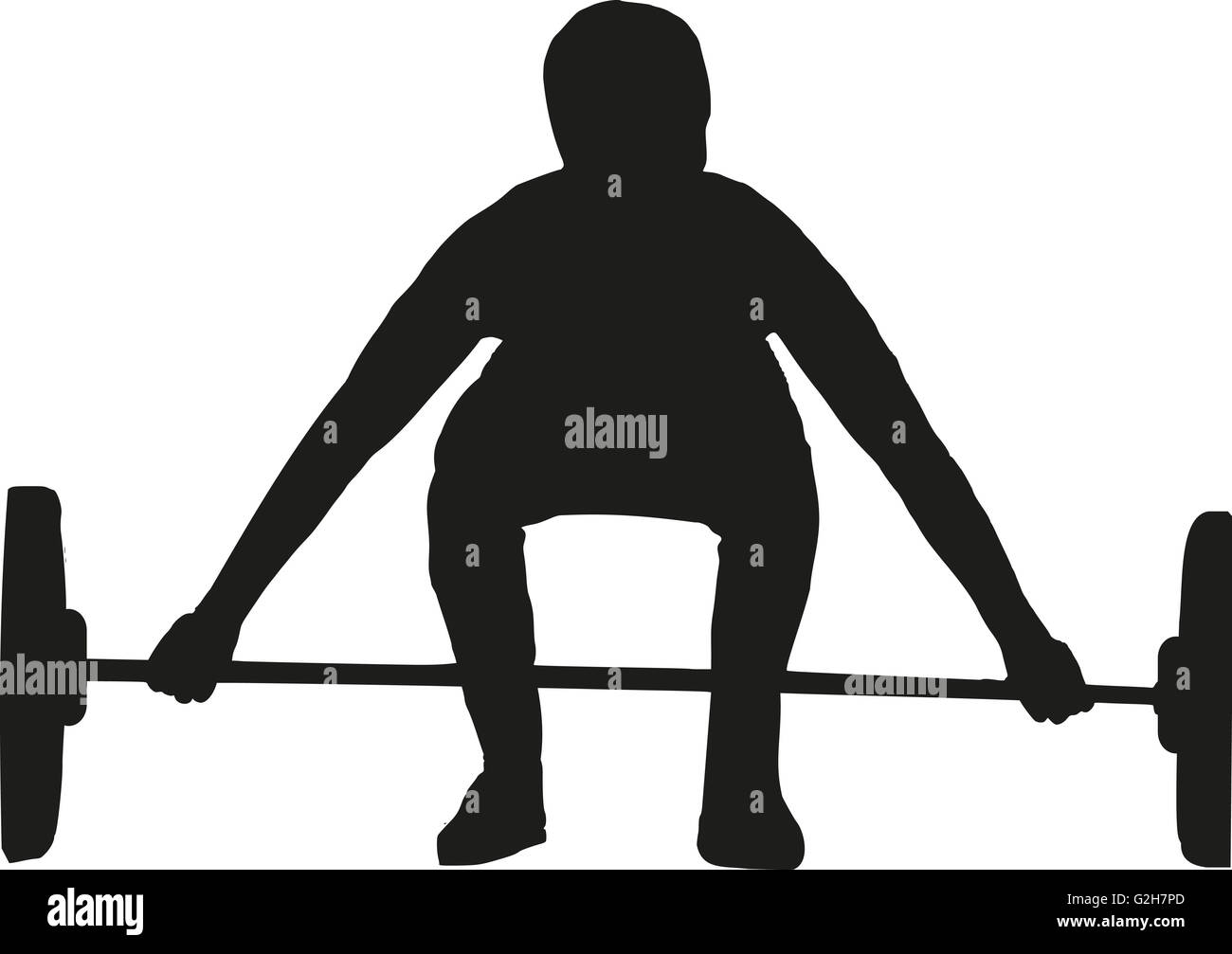Weight lifting silhouette Stock Photo Alamy