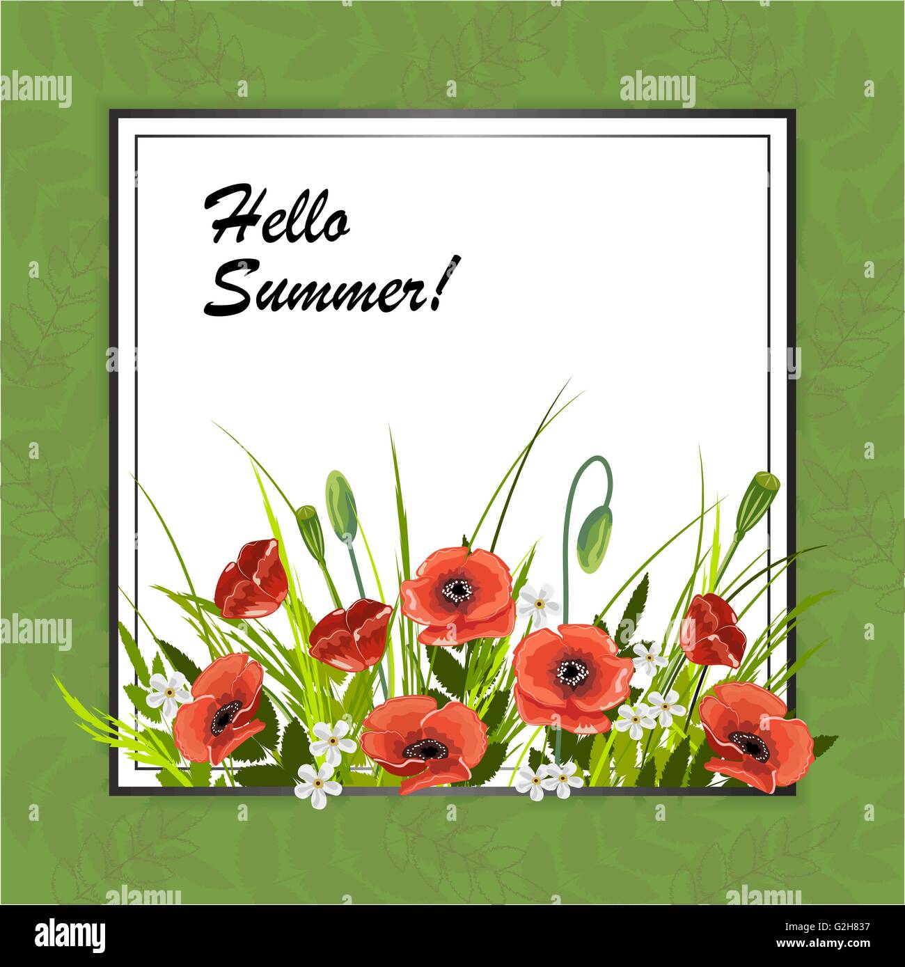 Floral vector background Stock Vector Image & Art - Alamy