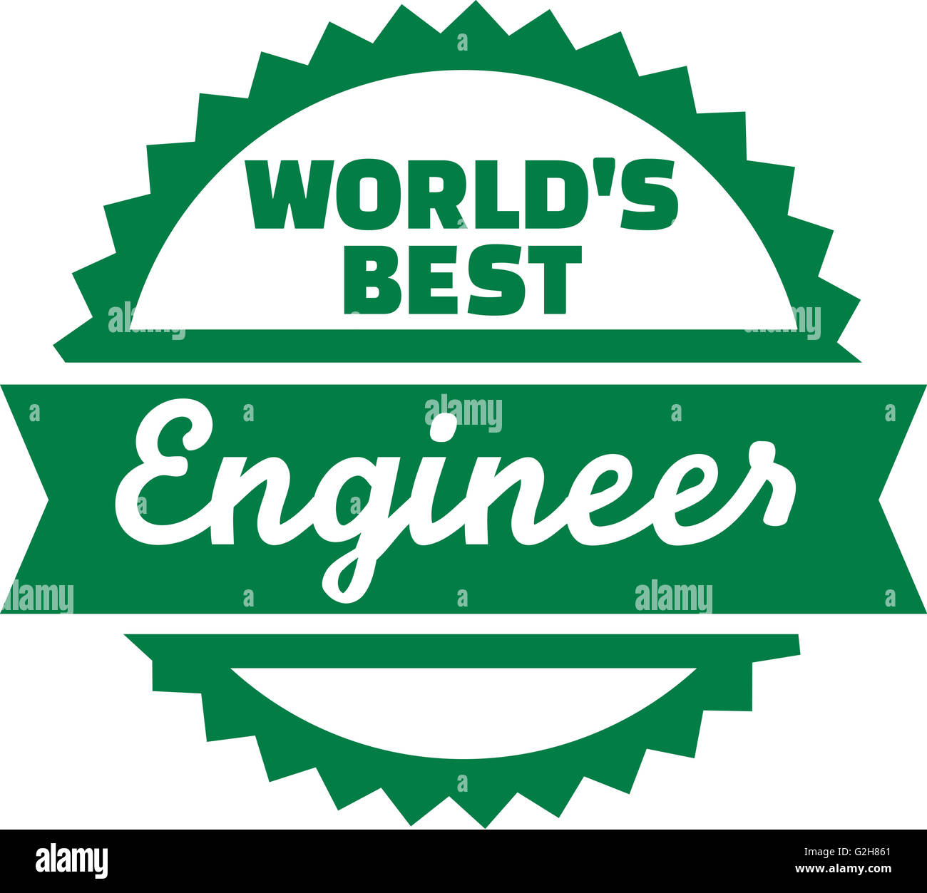 World&rsquo;s best Engineer emblem Stock Photo - Alamy