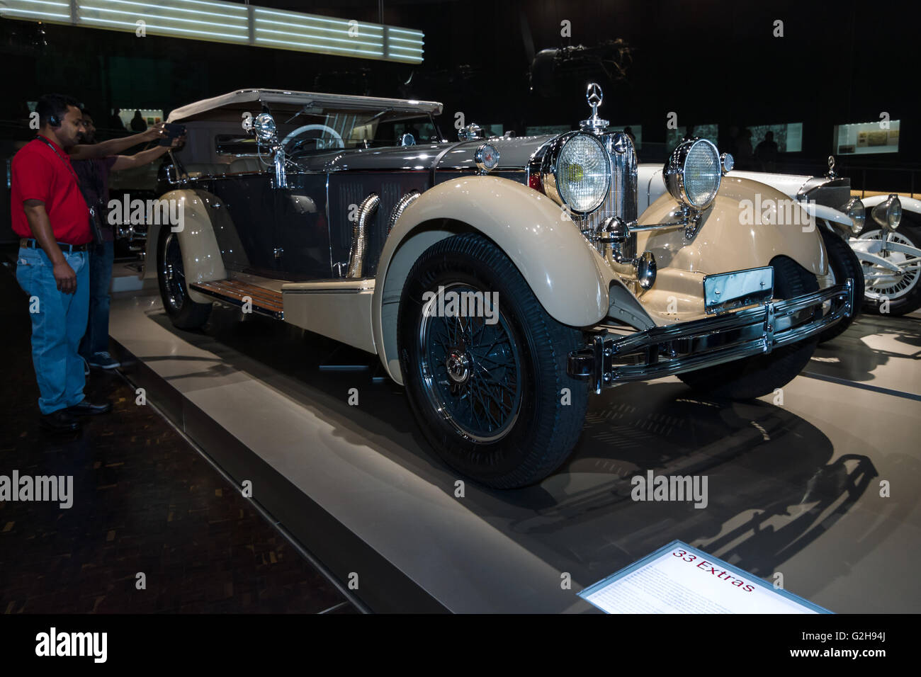 STUTTGART, GERMANY- MARCH 19, 2016: Luxury car Mercedes-Benz Typ SS ...