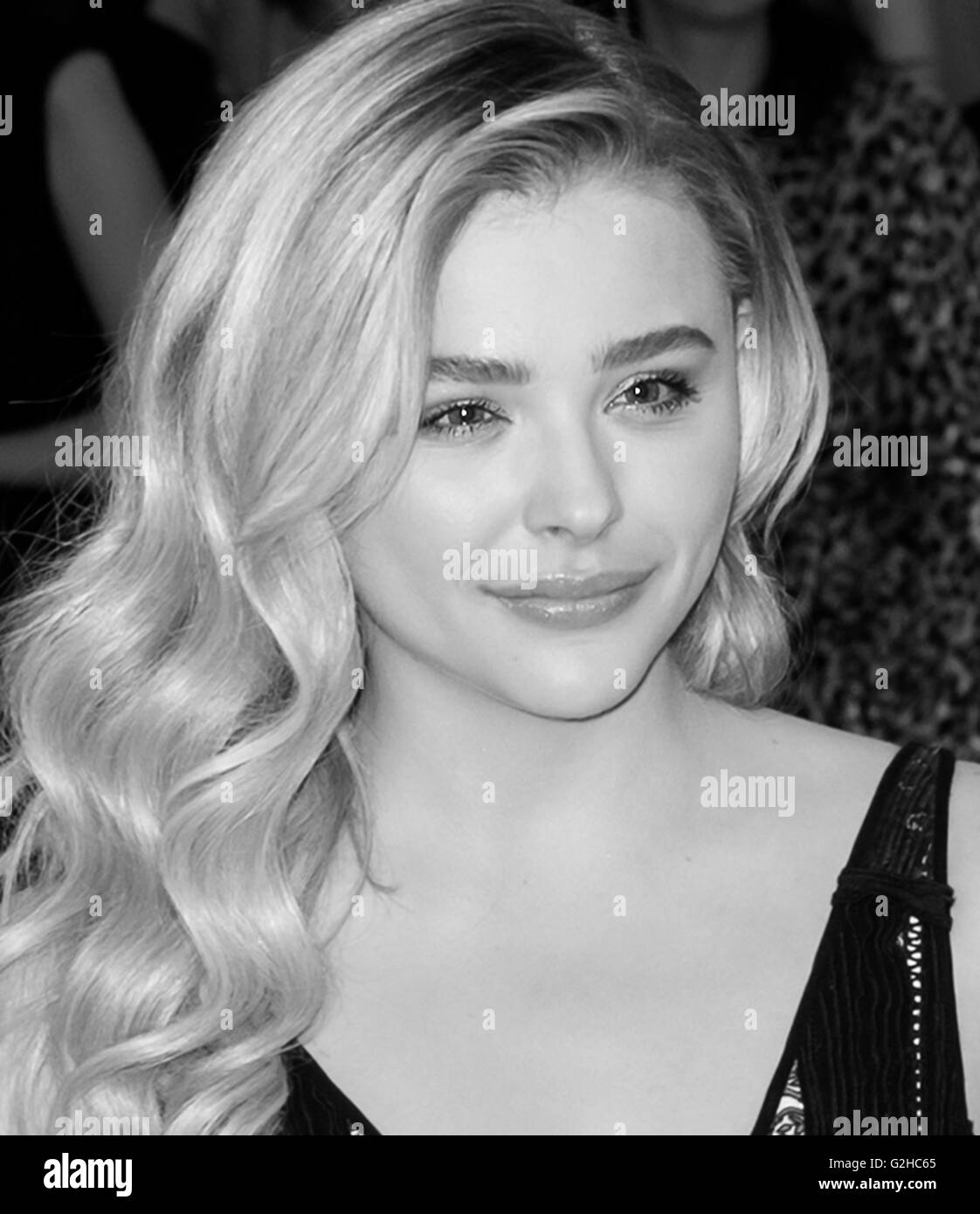 New York City, USA May 2, 2016 Actress Chloe Grace Moretz attends the 2016 Met Gala Stock