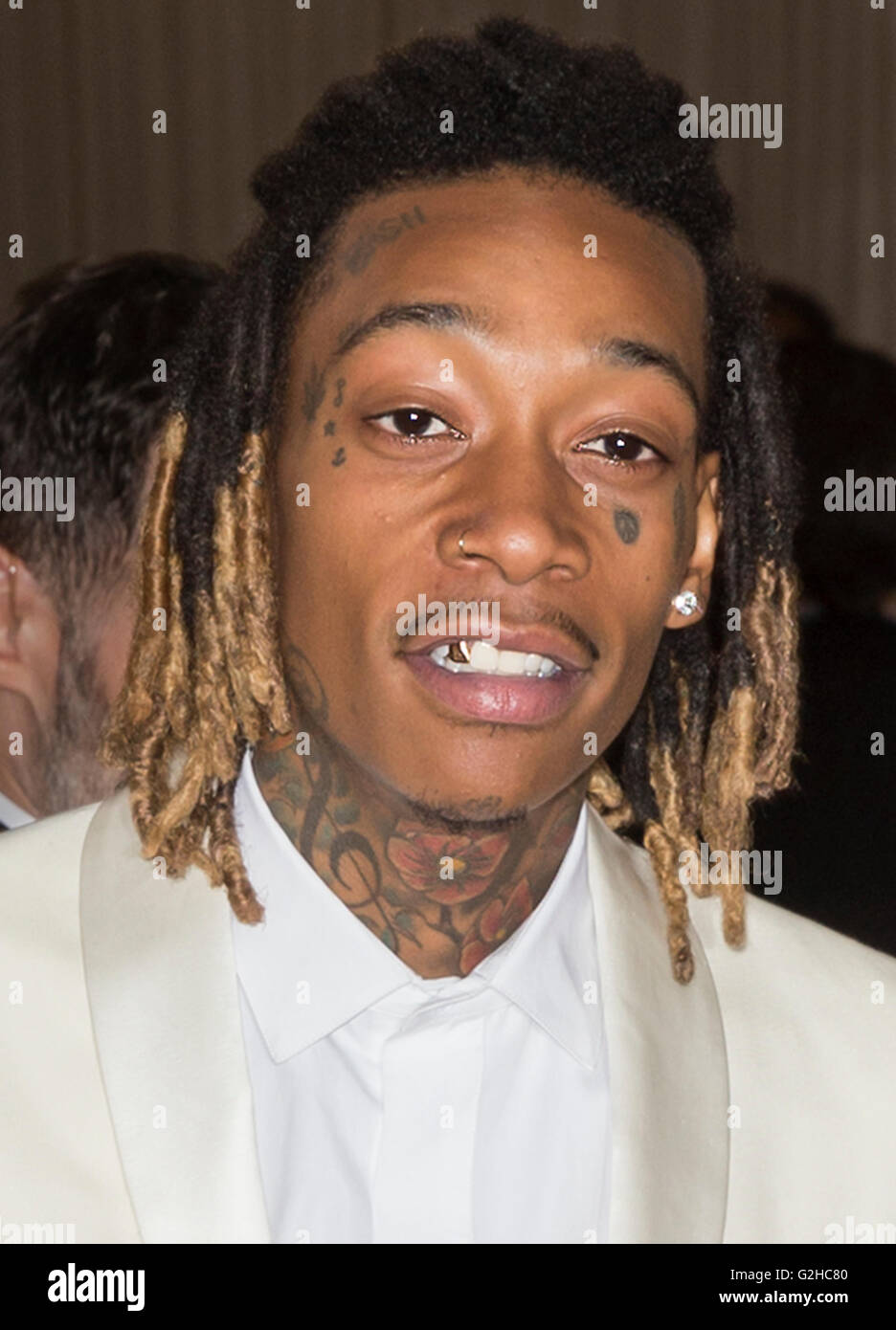 New York City Usa May 2 2016 Rapper Wiz Khalifa Attends The 2016 Met Gala Stock Photo Alamy