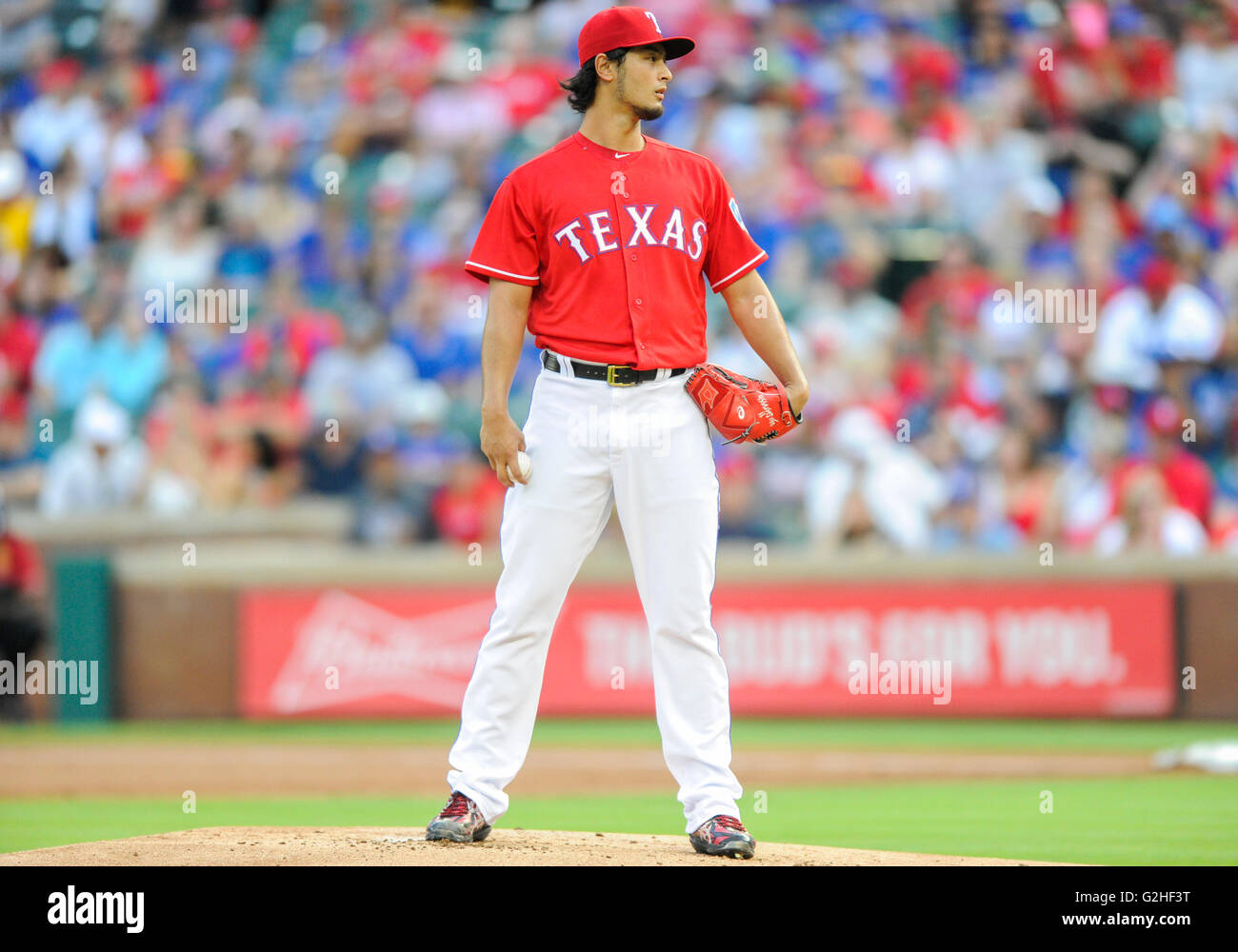 Texas Rangers Yu Darvish #11 MLB BASEBALL Little Boys Size Large (7) Jersey!