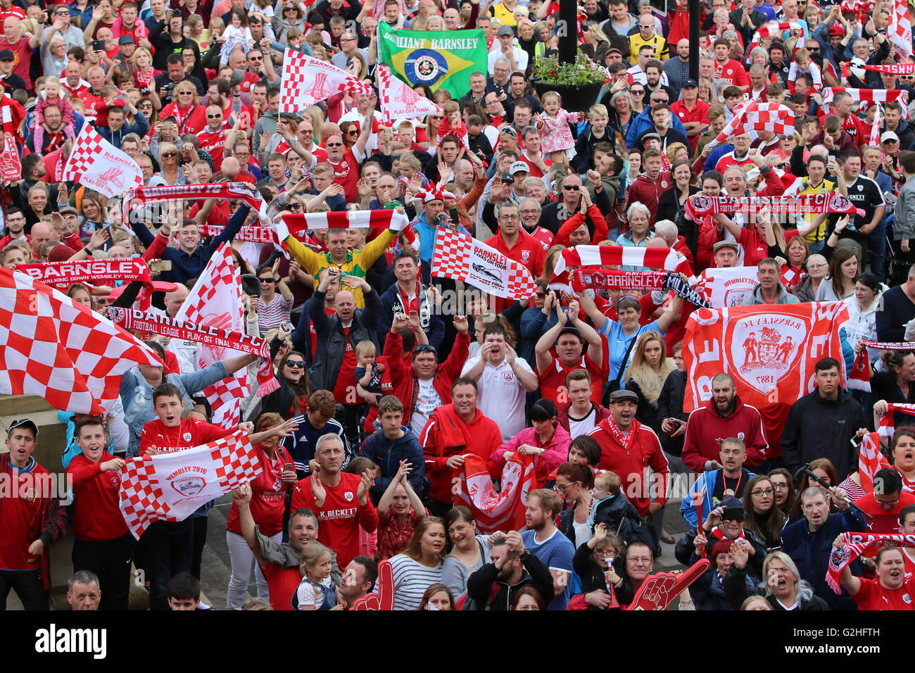 30.05.2016. Barnsley, England. Barnsley FC League One Football play
