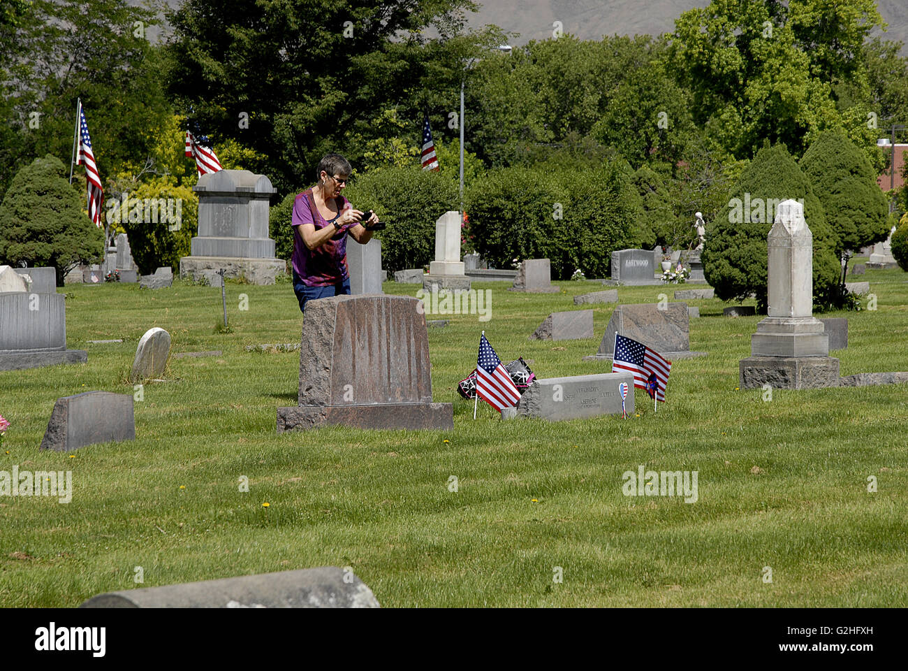 Lewiston cemetery hires stock photography and images Alamy