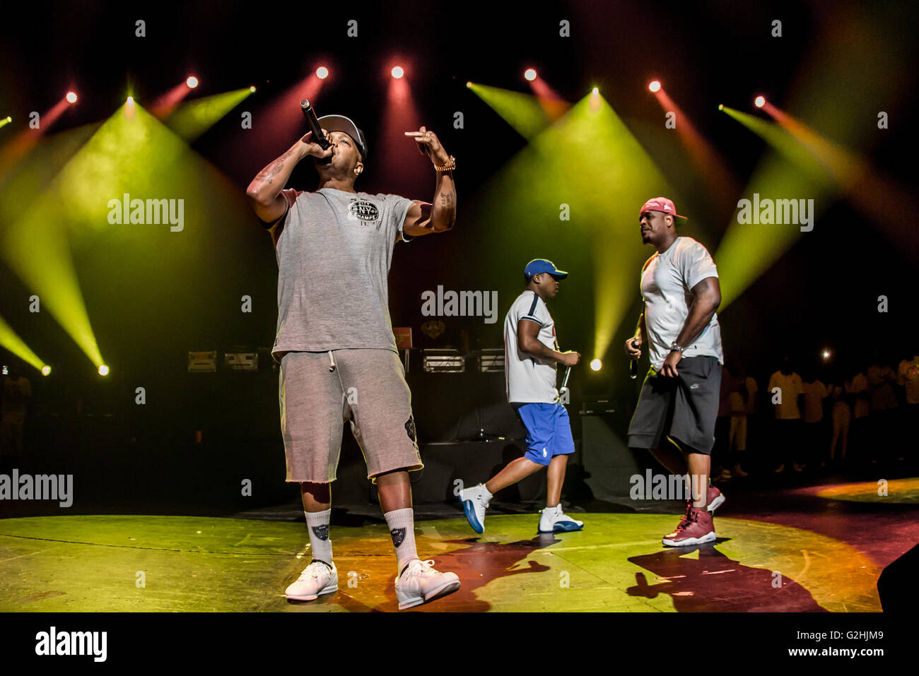Detroit, Michigan, USA. 28th May, 2016. THE LOX performing on the Hip