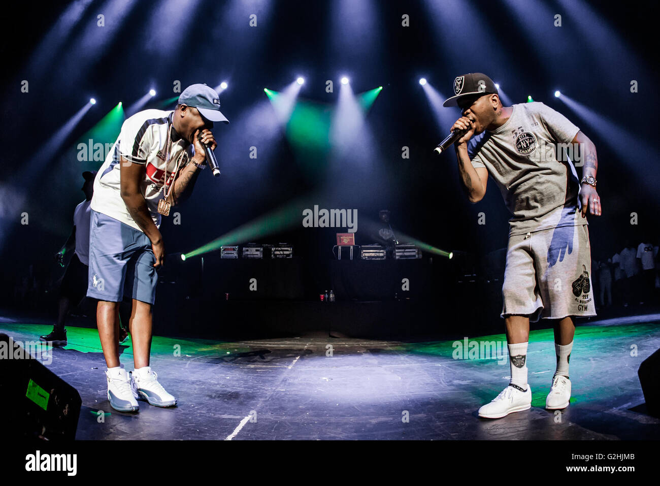 Detroit, Michigan, USA. 28th May, 2016. THE LOX performing on the Hip