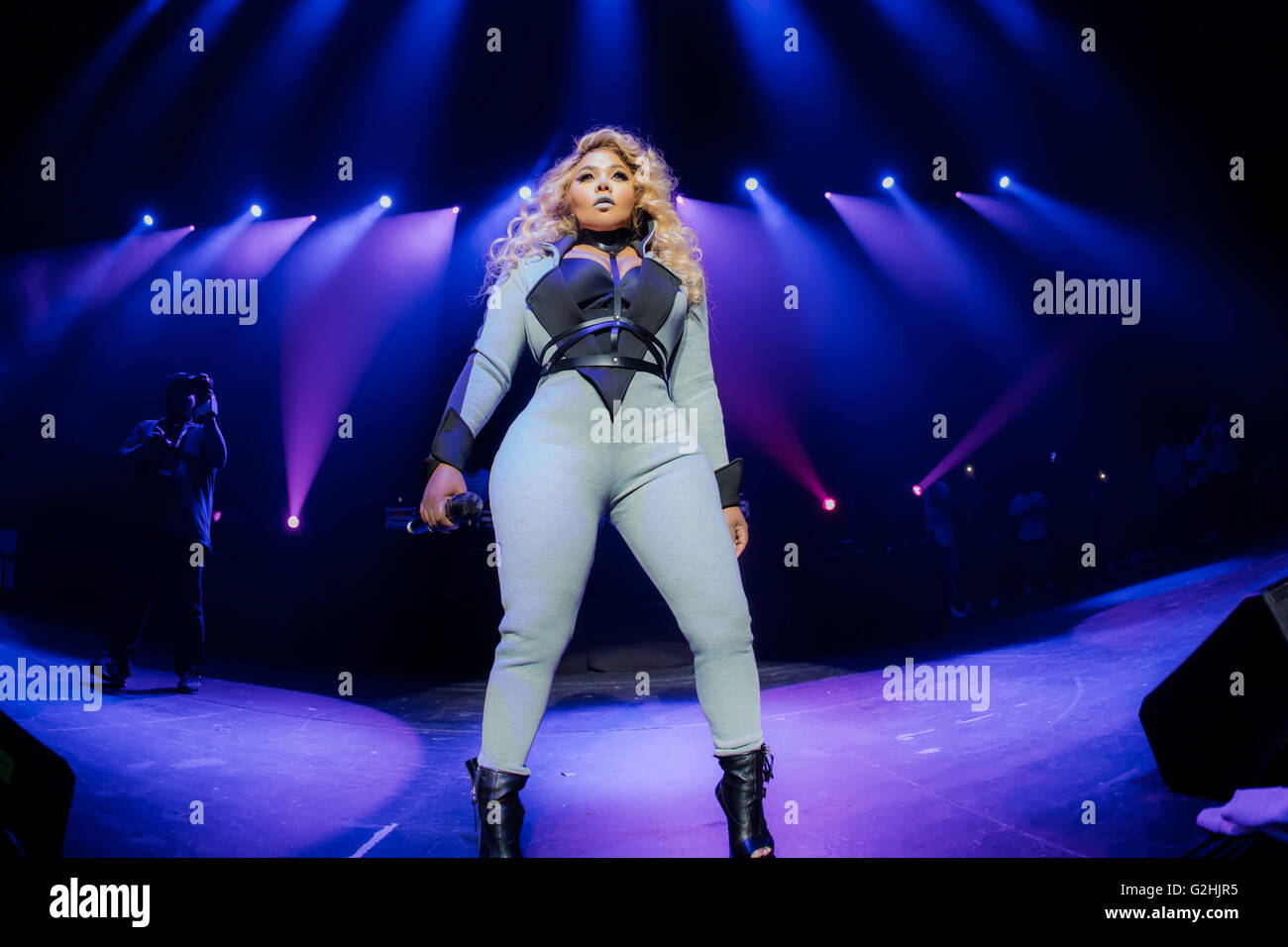 Detroit, Michigan, USA. 28th May, 2016. LIL KIM performing on the Hip