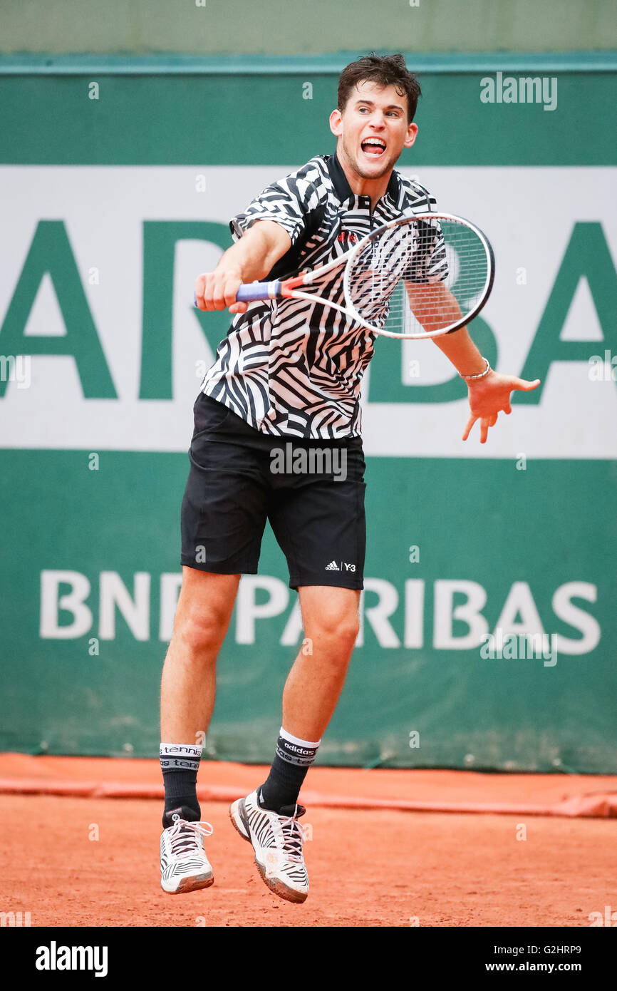 Dominic thiem 2016 french open hi res stock photography and images Alamy