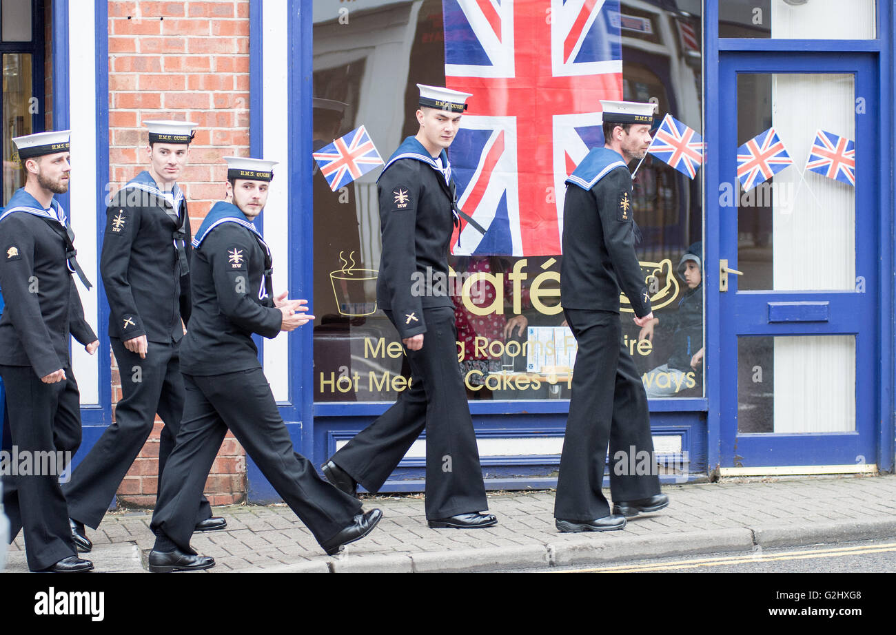 Melton Mowbray June 1st 2016 Historical military as the ship's