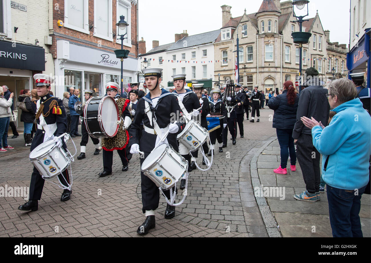 Melton Mowbray June 1st 2016 Historical military as the ship's