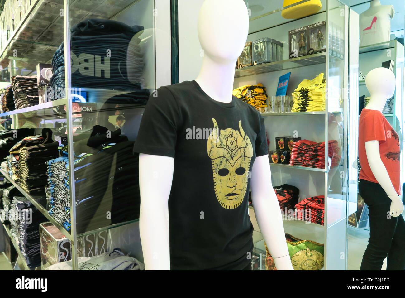 HBO Gift Shop "Game of Thrones" Merchandise, 6th Avenue, NYC Stock Photo -  Alamy