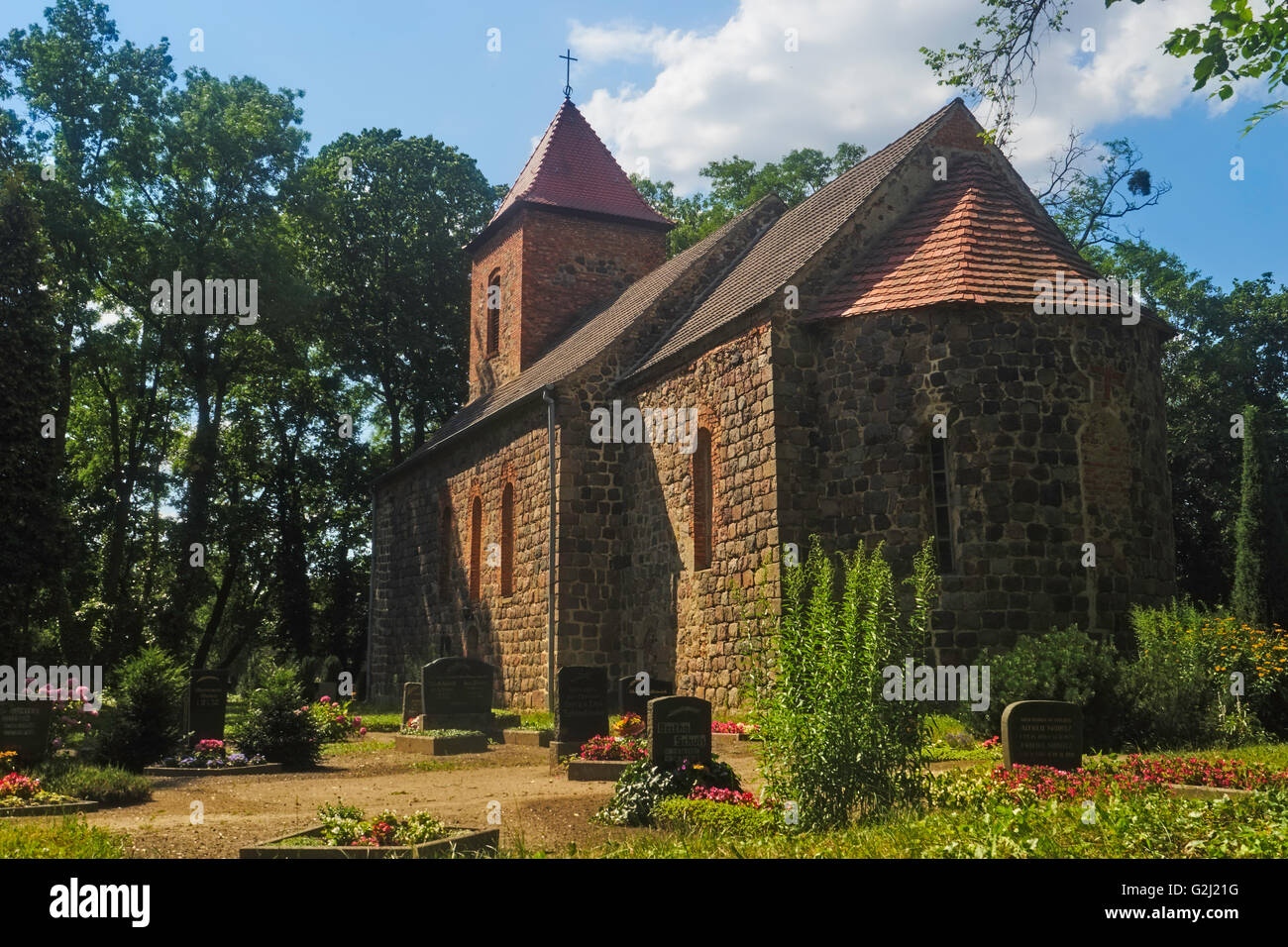 church of Ihlow Stock Photo