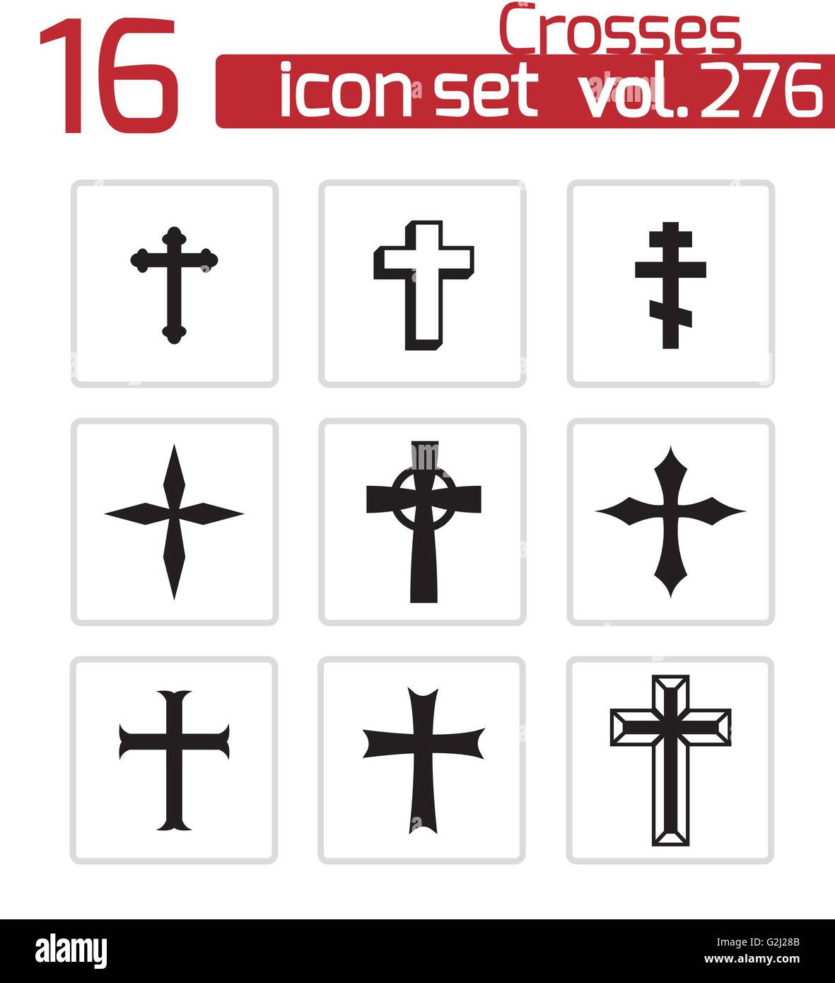 Christian cross collage element hi-res stock photography and images - Alamy