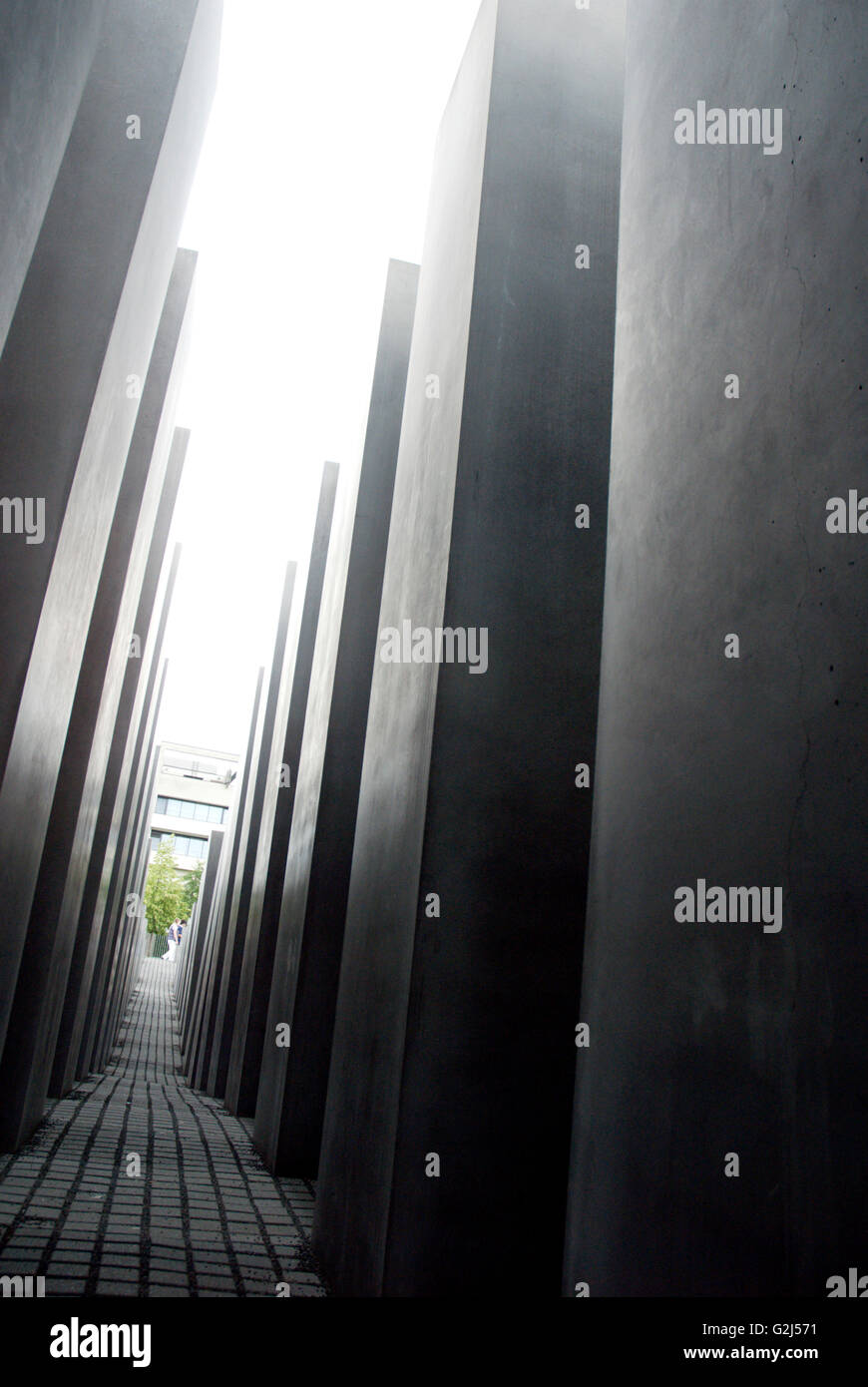 Holocaust Memorial, Berlin, Germany Stock Photo