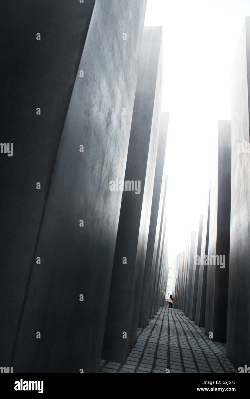 Holocaust Memorial II, Berlin, Germany Stock Photo