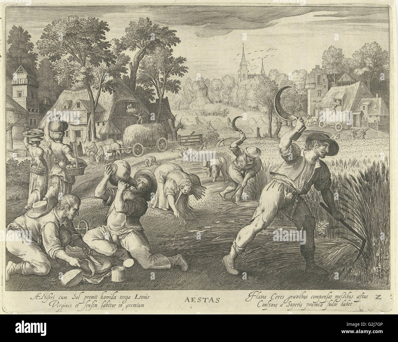 Summer, Nicolaes de Bruyn, Francoys van Beusekom, 1581 - 1656