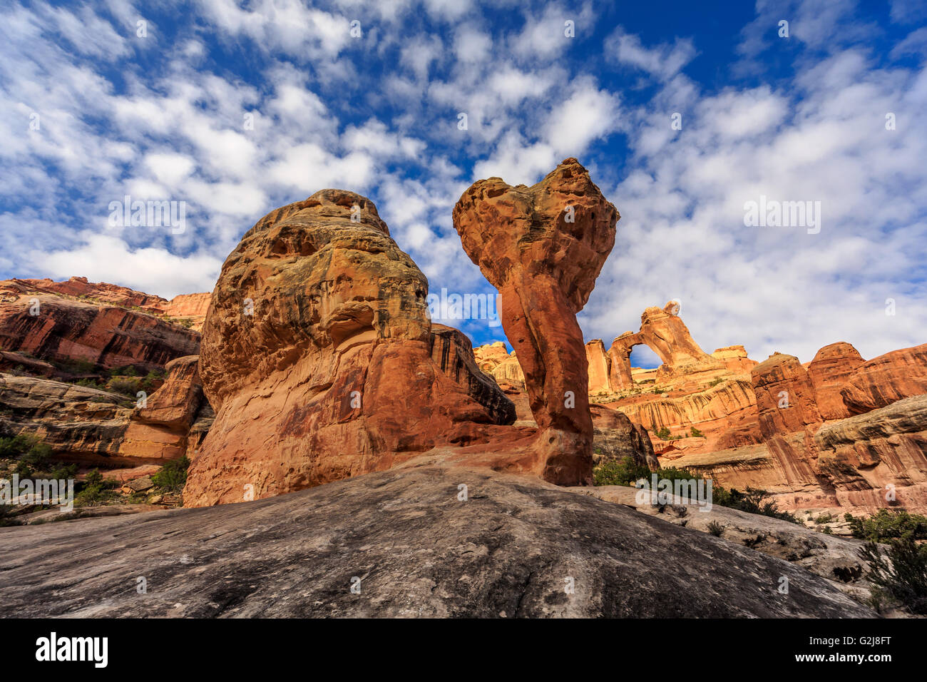 Angel Arch with Molar Rock Stock Photo