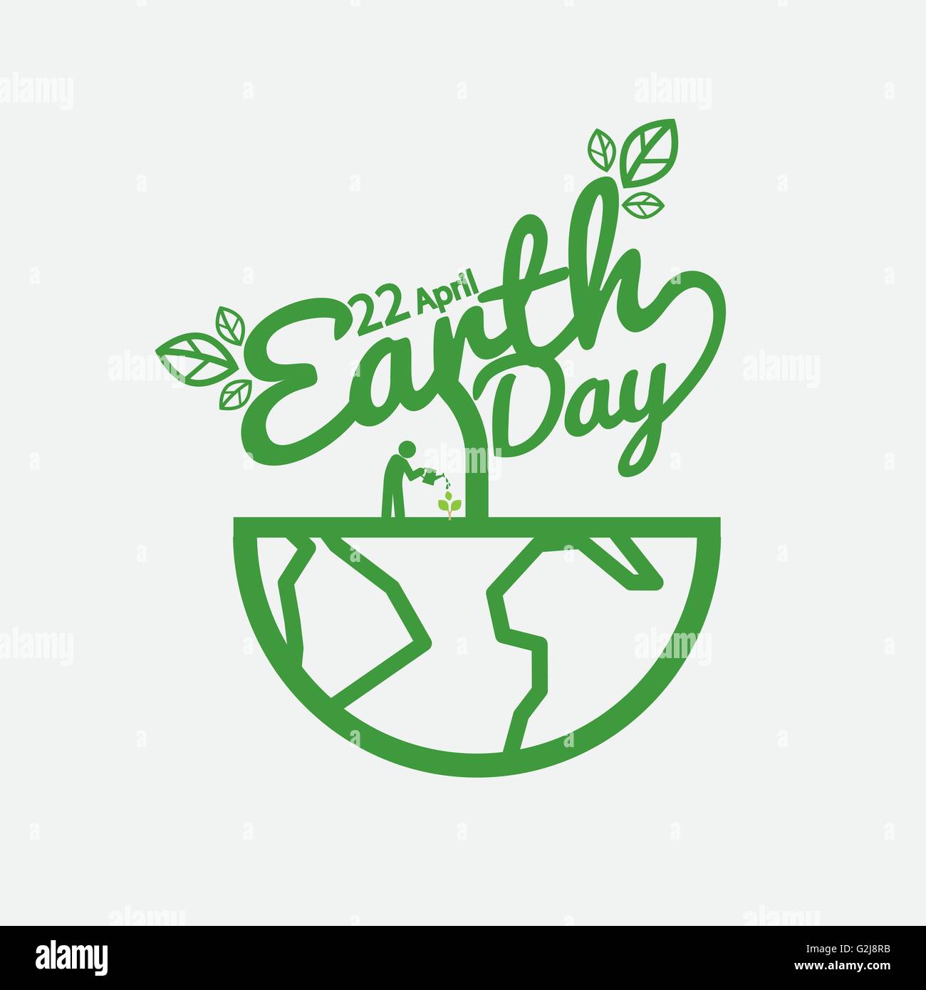 Earth day vector hi-res stock photography and images - Alamy