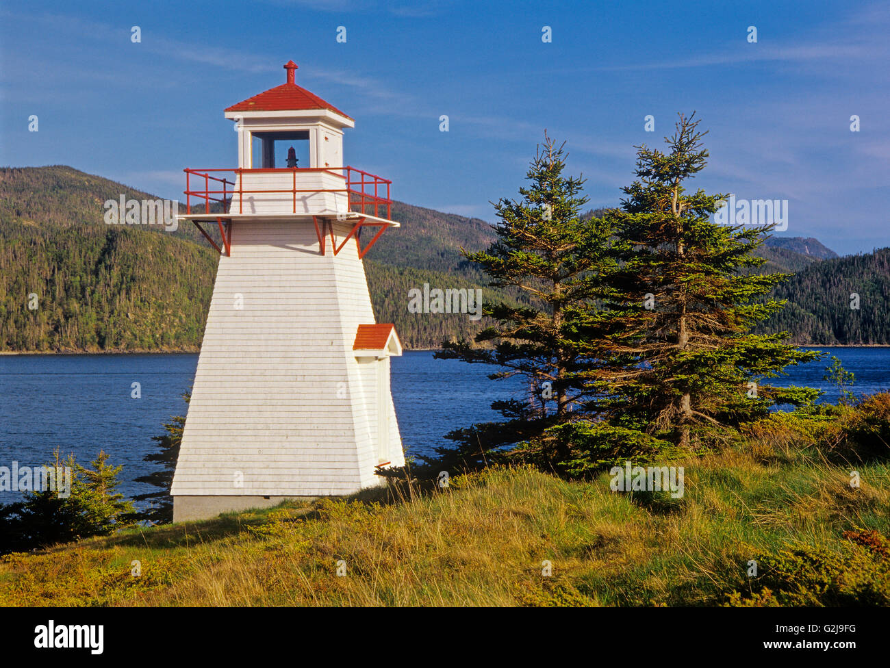 Woody Point Lighthouse Gros Morne National Park Newfoundland Canada