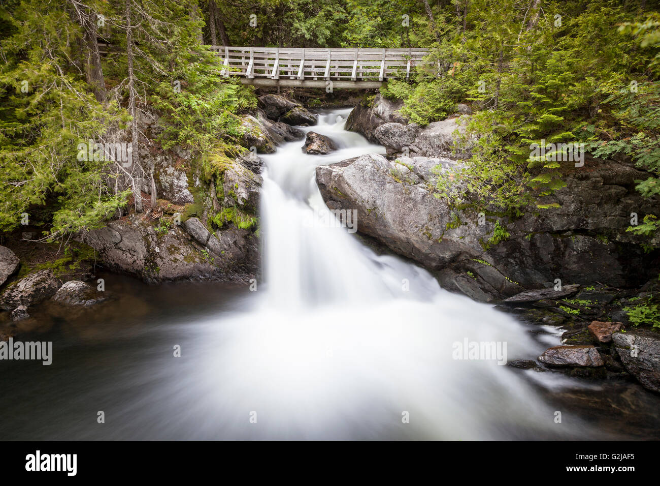 Williams Falls in Mount Carleton Provincial Park, New Brunswick, Canada
