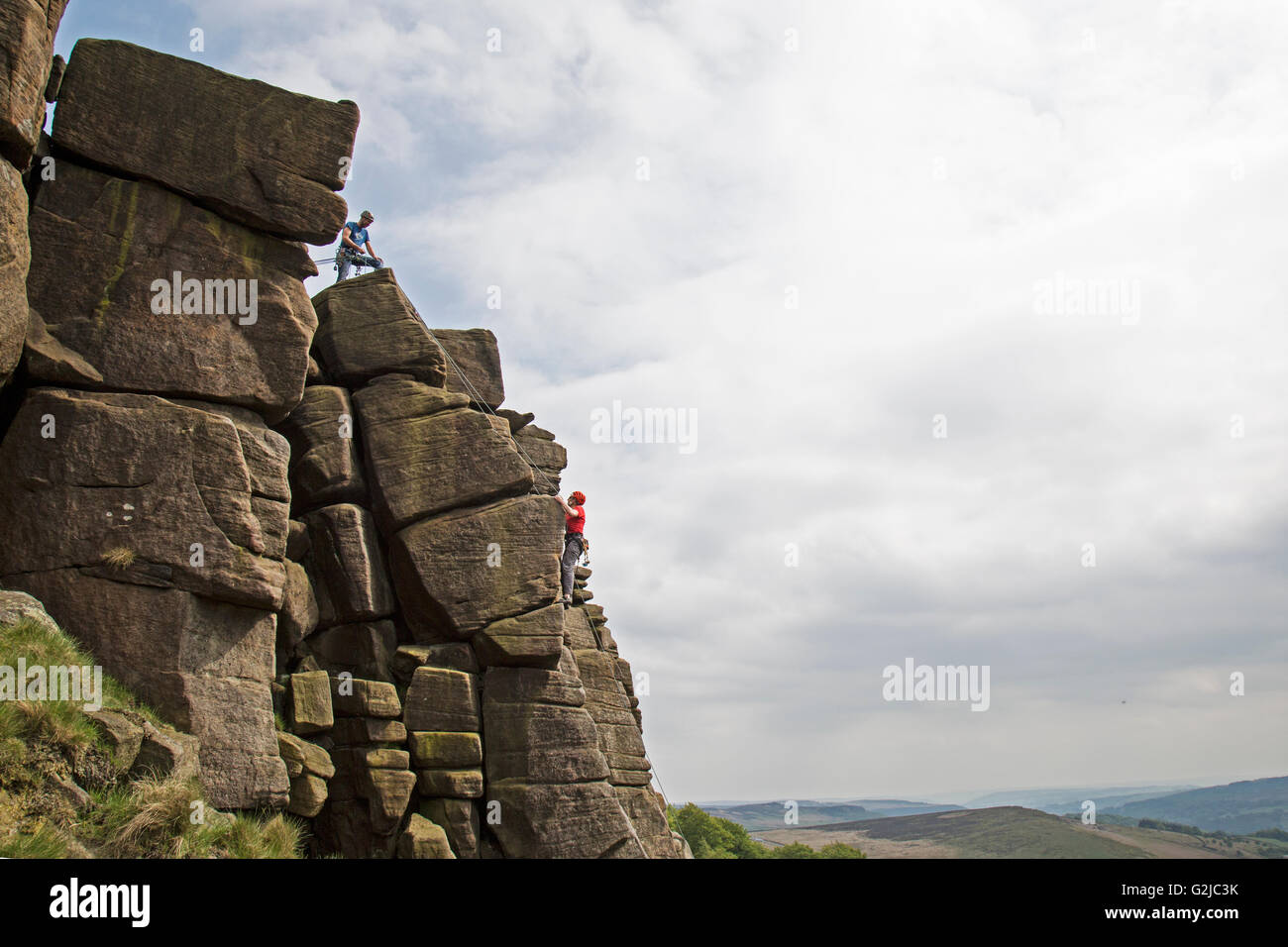 Stanage Top Rope Stanage plantation hi-res stock photography and images - Alamy