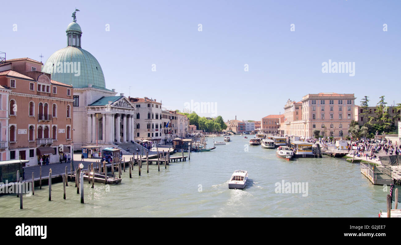 The Canal Grande Stock Photo