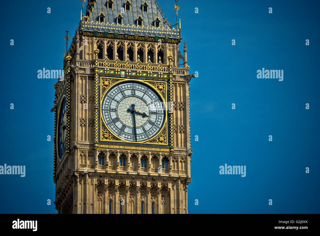 Big Ben tower clock, London, UK Stock Photo