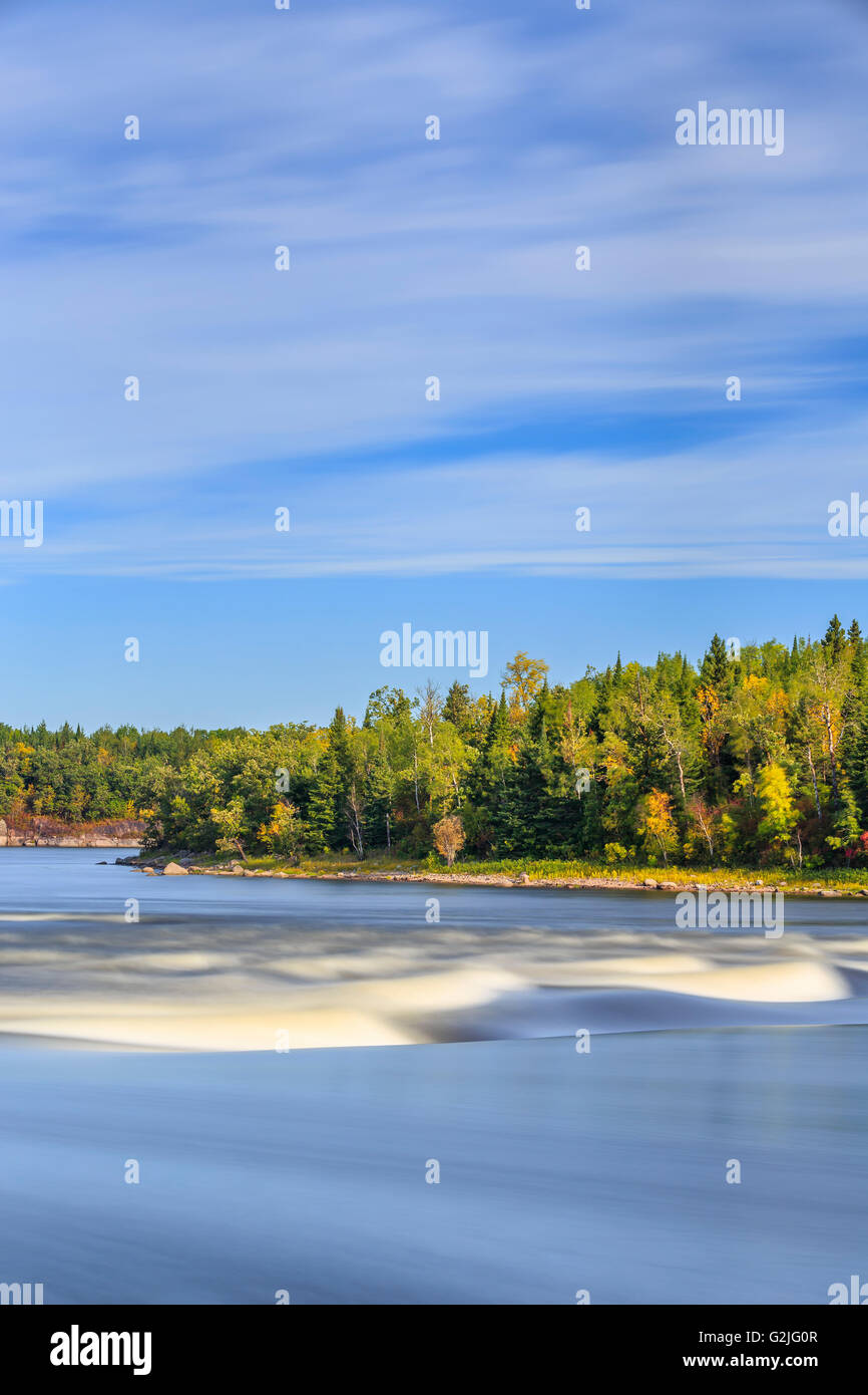 Sturgeon Falls on Nutimik Lake, Whiteshell Provincial Park, Manitoba