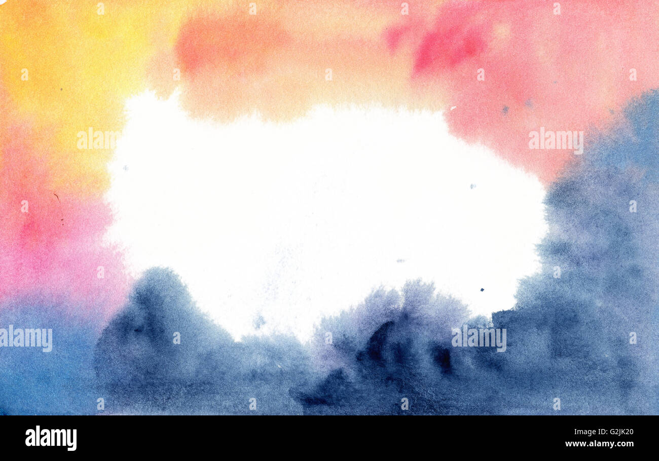 watercolor background texture Stock Photo