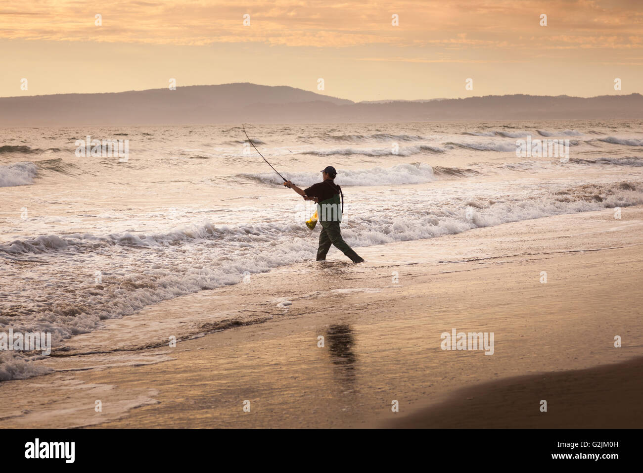 Angler,Monterey Bay,California ,USA Stock Photo