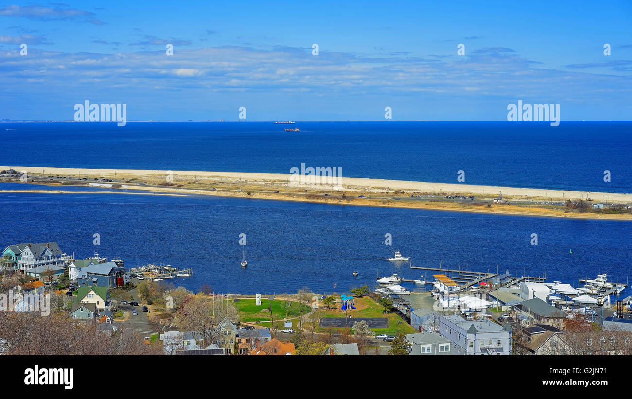 Aerial of sandy hook hires stock photography and images Alamy