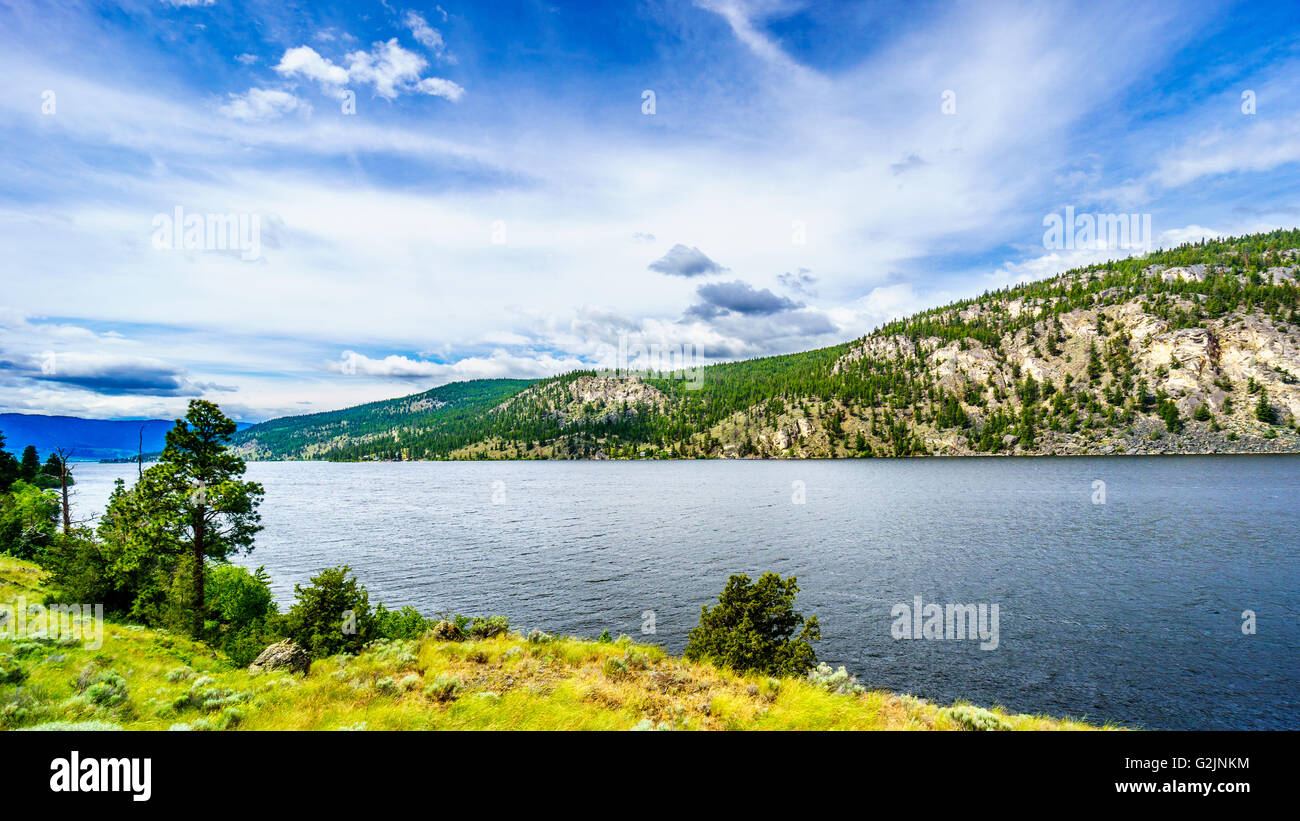 Nicola Lake in the Nicola Valley along Highway 5A between Kamloops and