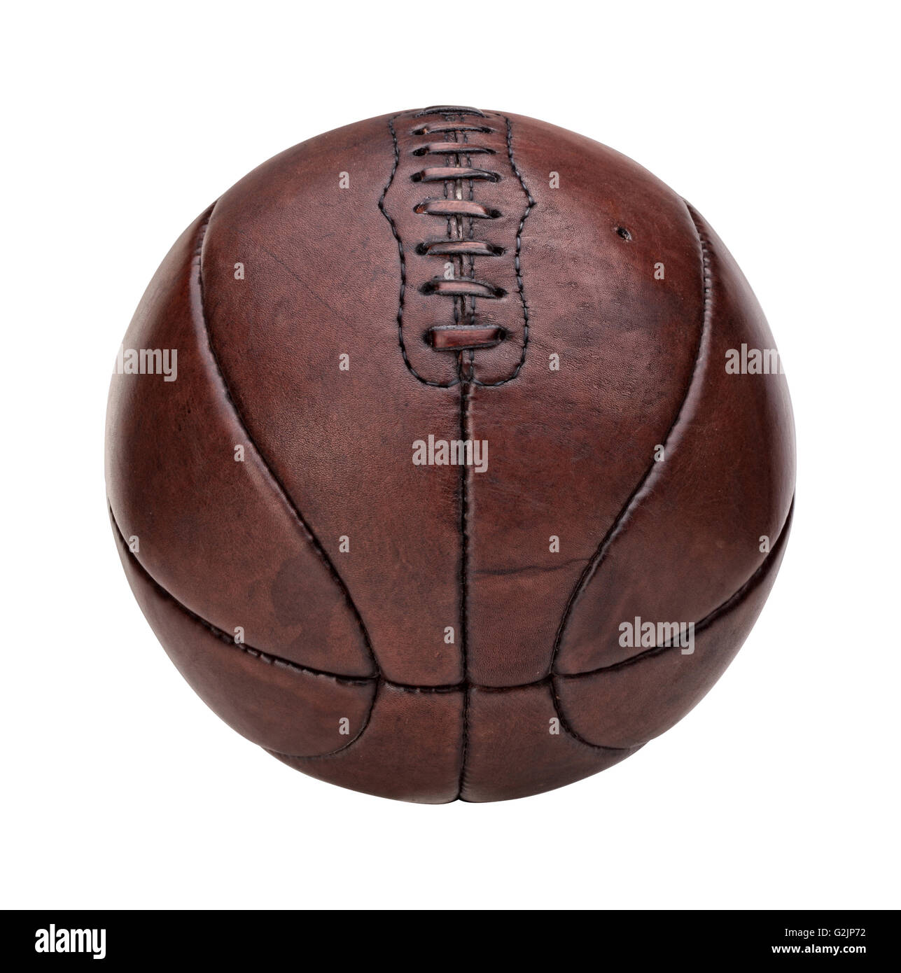 vintage basket ball on white Stock Photo - Alamy