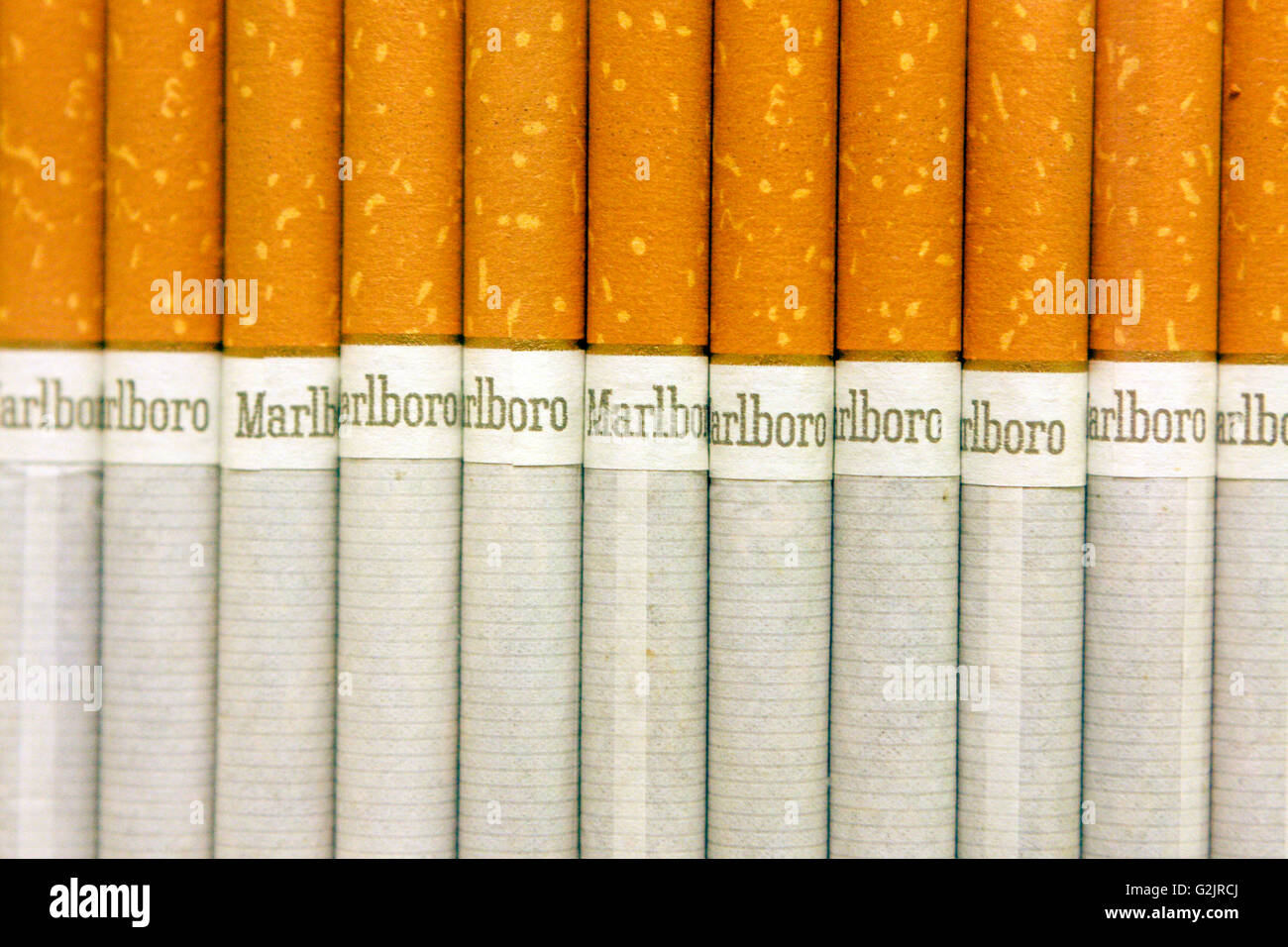 cigarette, brand Marlboro Stock Photo