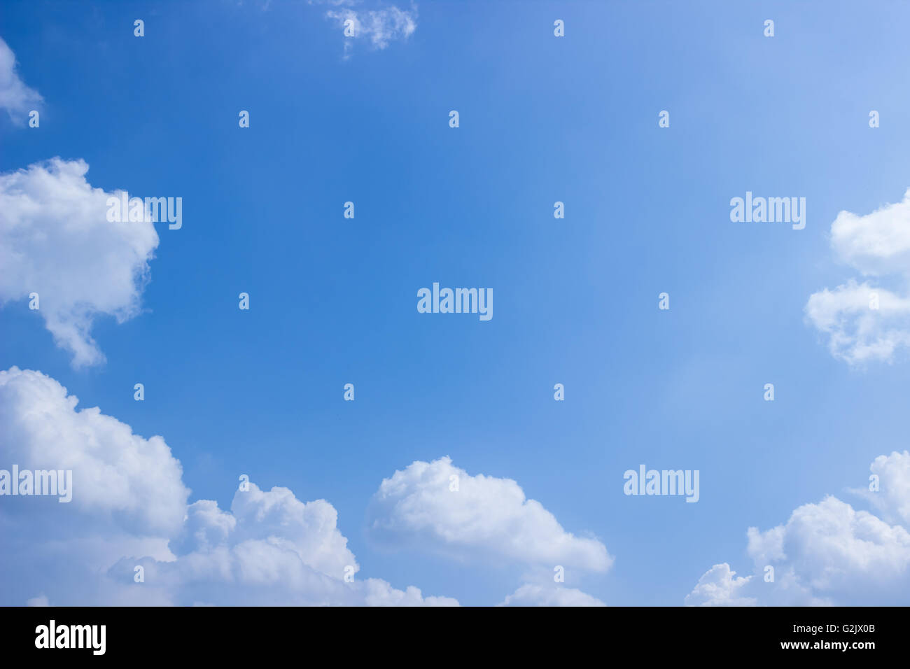 Blue sky with clouds Stock Photo Alamy