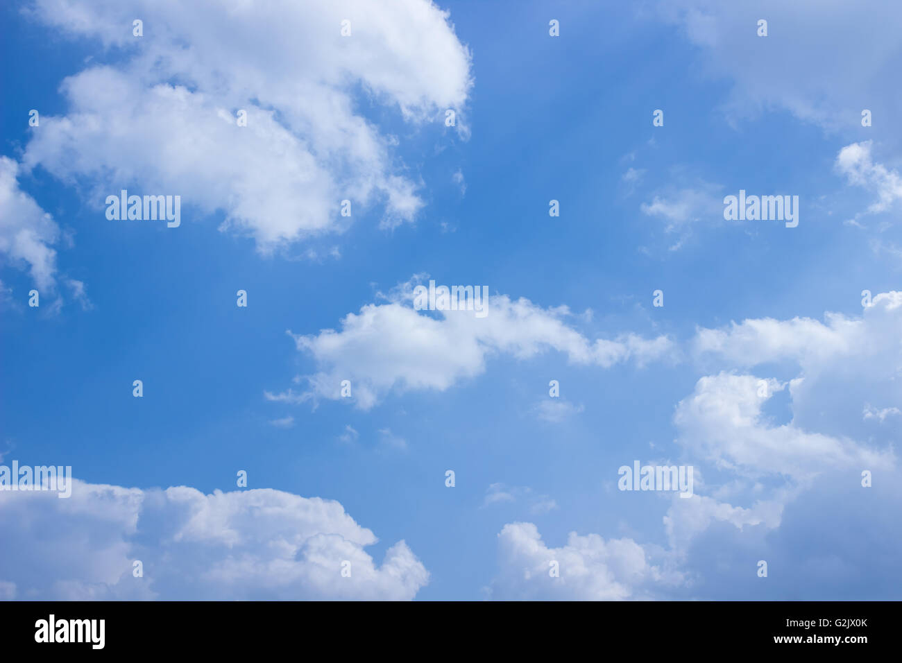Blue sky with clouds Stock Photo - Alamy