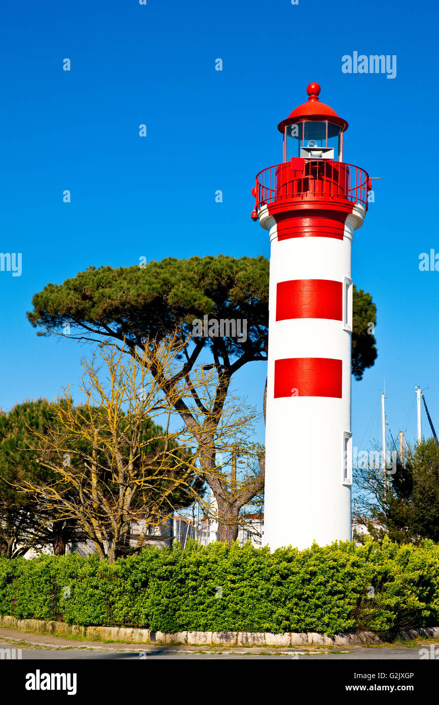 Lighthouse from La Rochelle, France Stock Photo