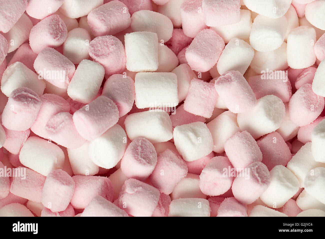 Pink and white marshmallows Stock Photo Alamy