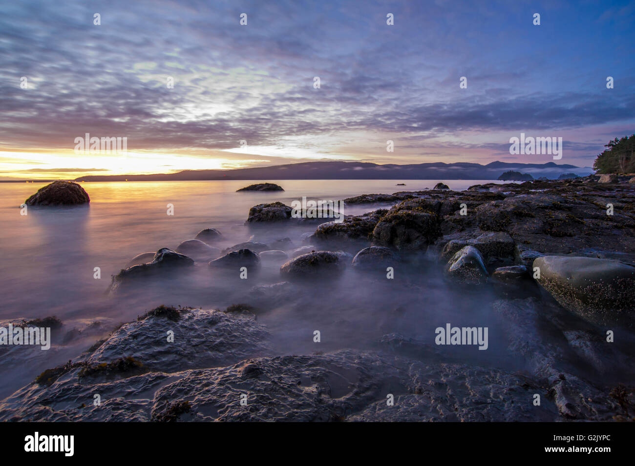 Landscape, Queen Charlotte Island, Haida Gwaii, British Columbia Stock