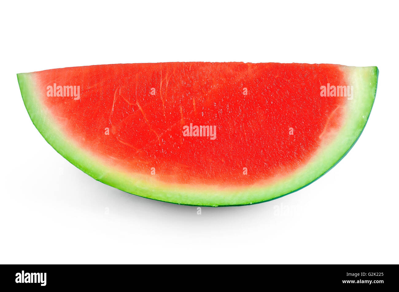 Isolated piece of watermelon on white background Stock Photo - Alamy