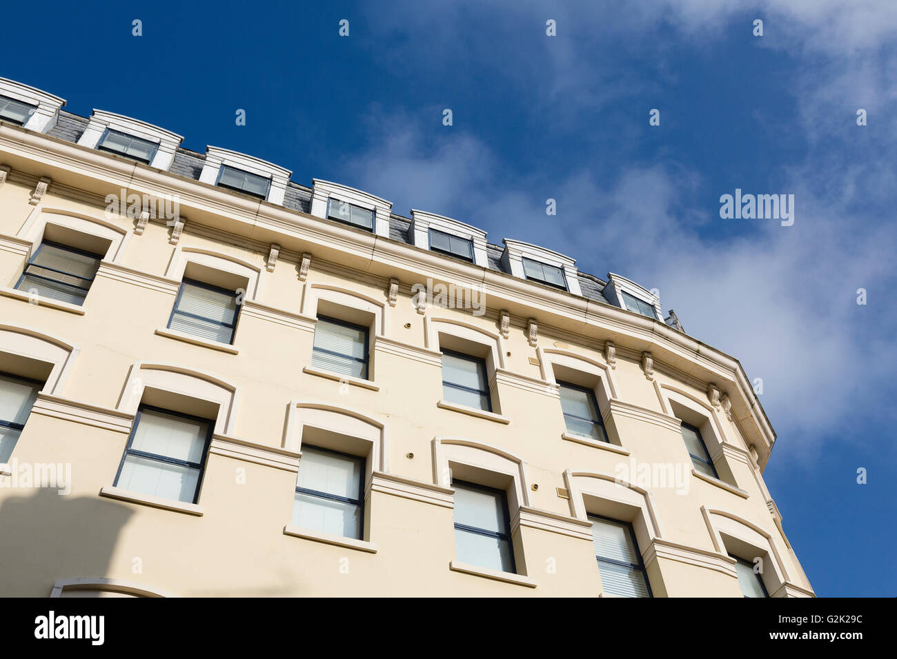 Margate, UK. View of Victorian frontage building on High Street