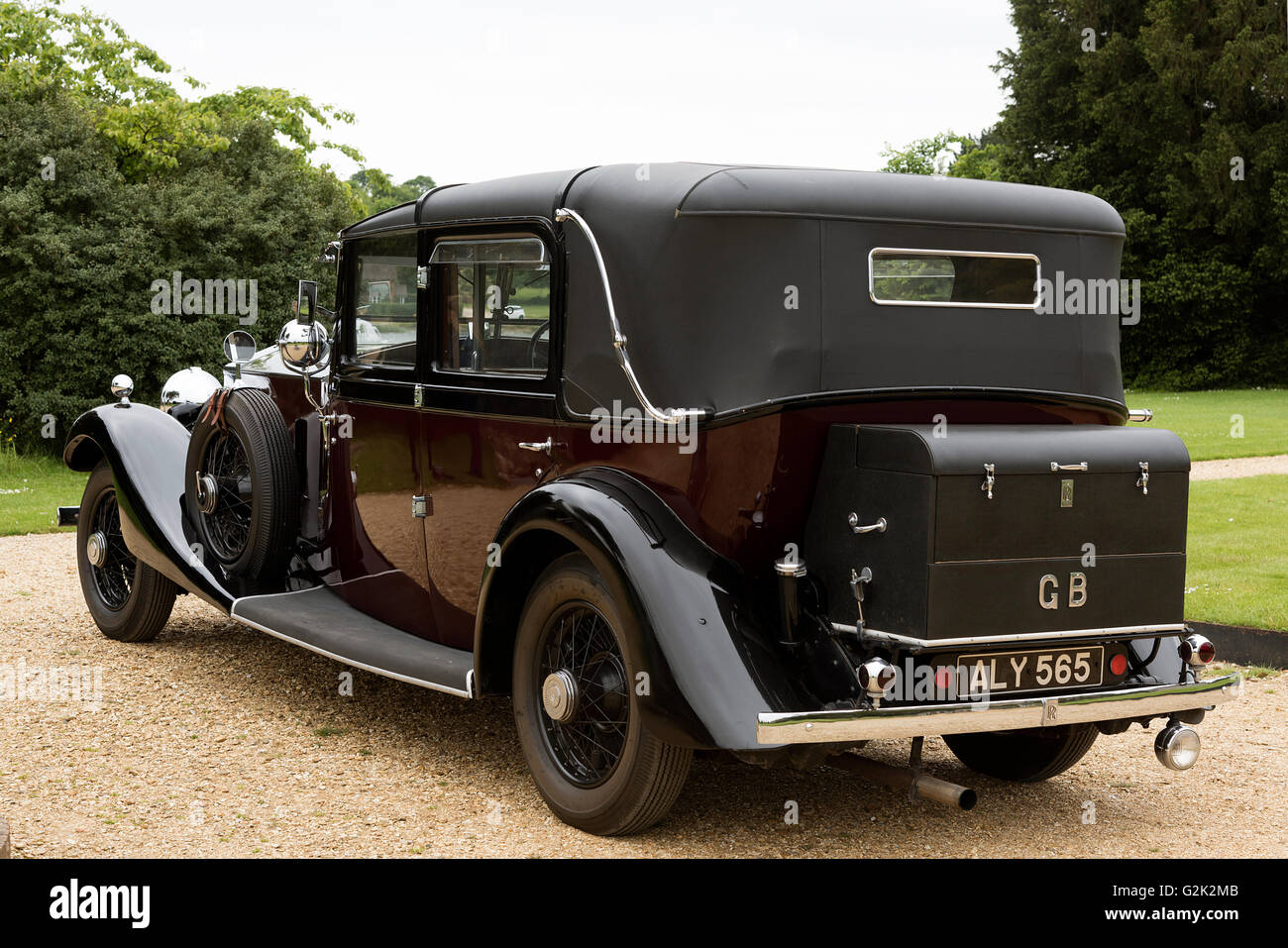 1933 Rolls Royce Phantom II Sedanca de Ville Stock Photo
