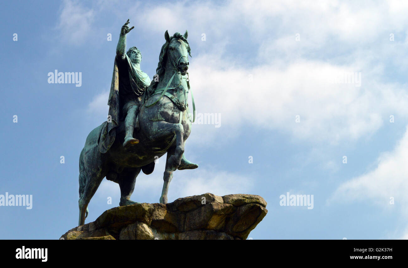 The 'Copper Horse' Statue, Long Walk, Windsor Great Park, Windsor