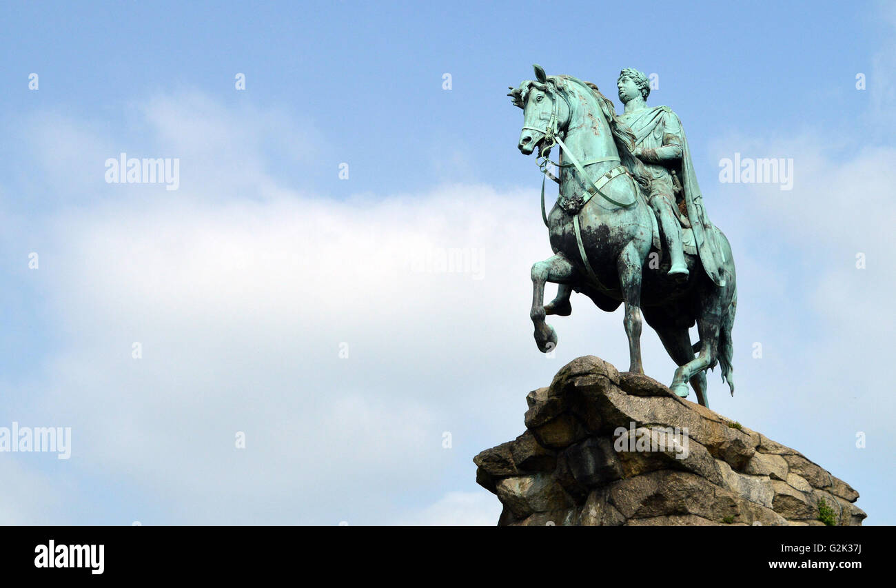The 'Copper Horse' Statue, Long Walk, Windsor Great Park, Windsor